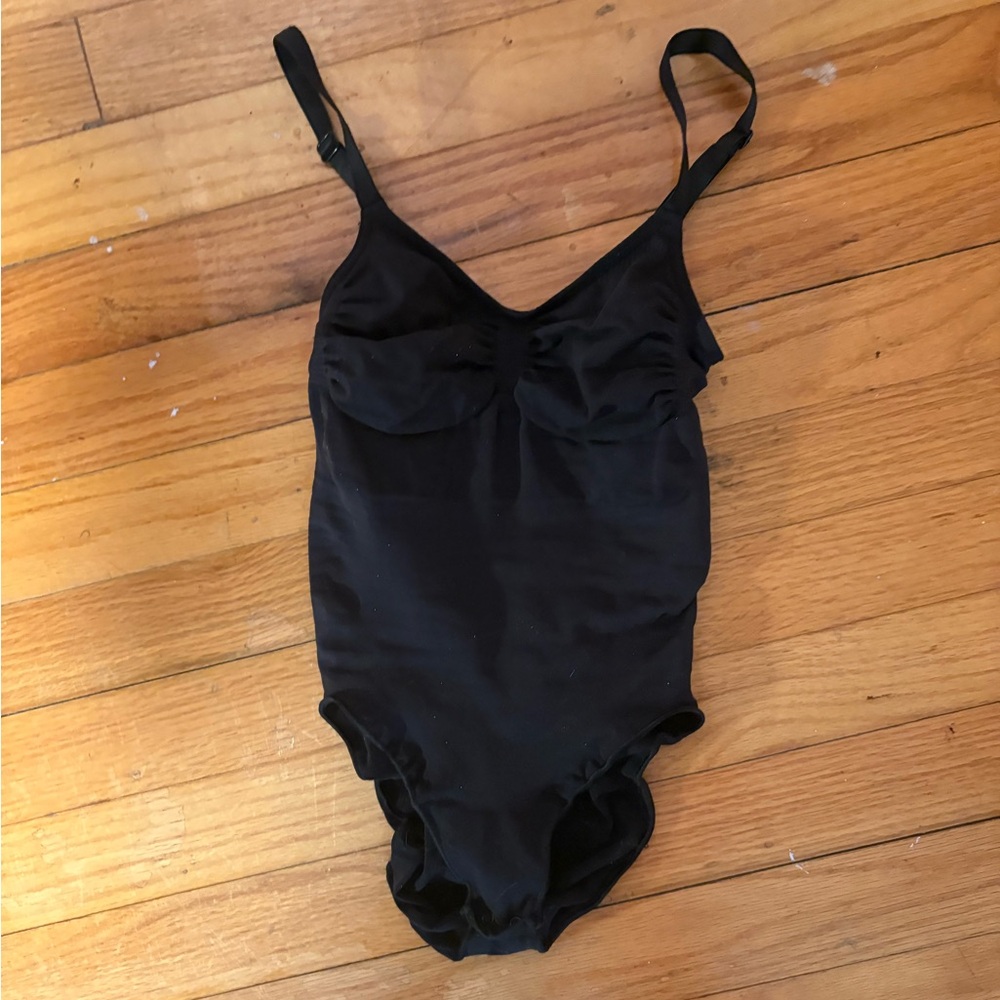 SKIMS Midnight Black Kids Bodysuit